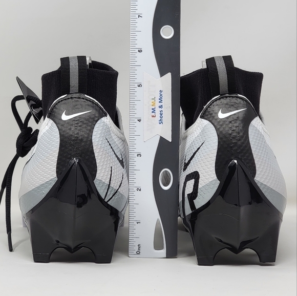 Nike Vapor Edge Pro 360 White Black Pure Platinum Football Cleats Men Size 13 main image 6